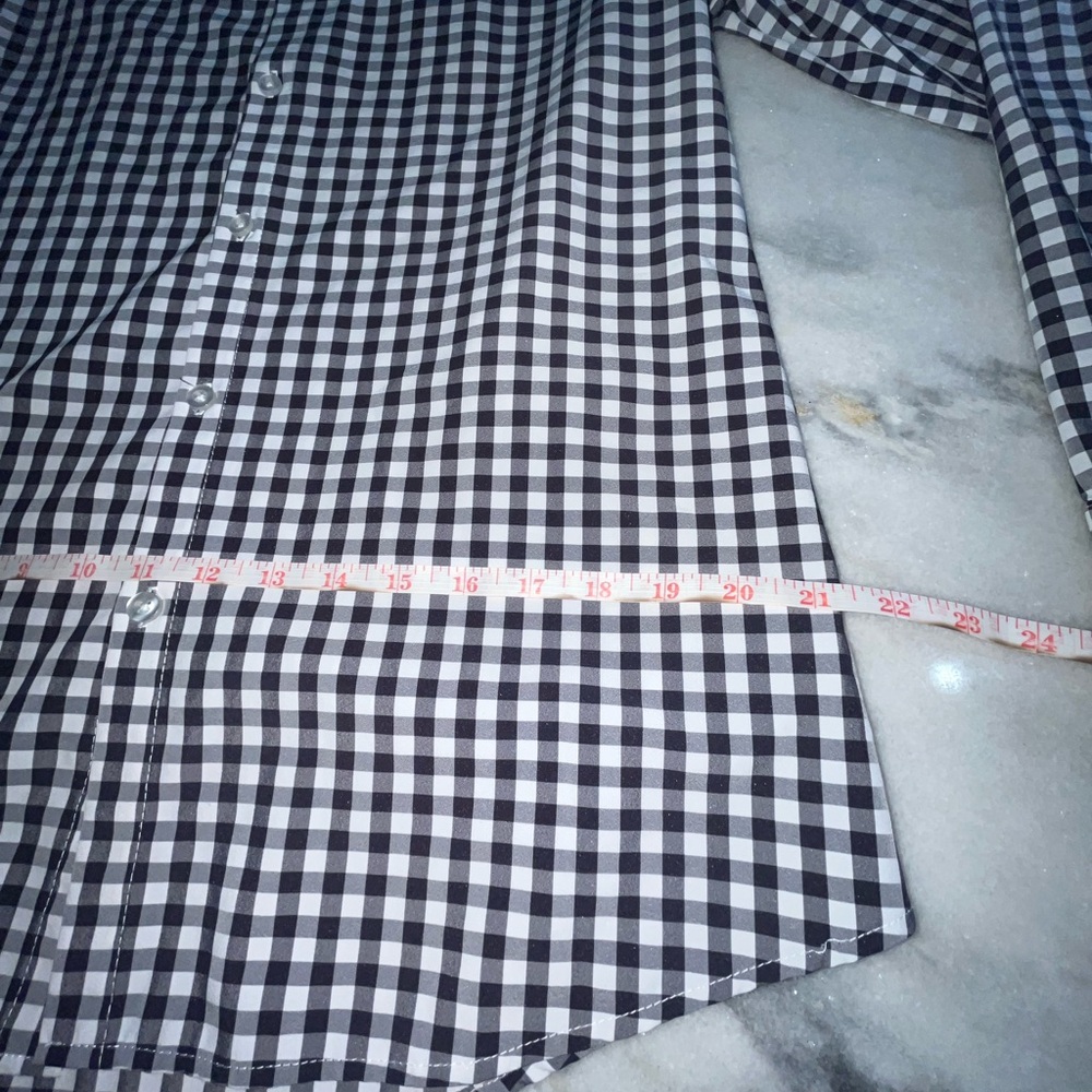 Mizzen+Main Navy and White Casual Shirt - Picture 3 of 5